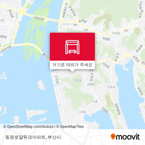 동원로얄듀크아파트 지도