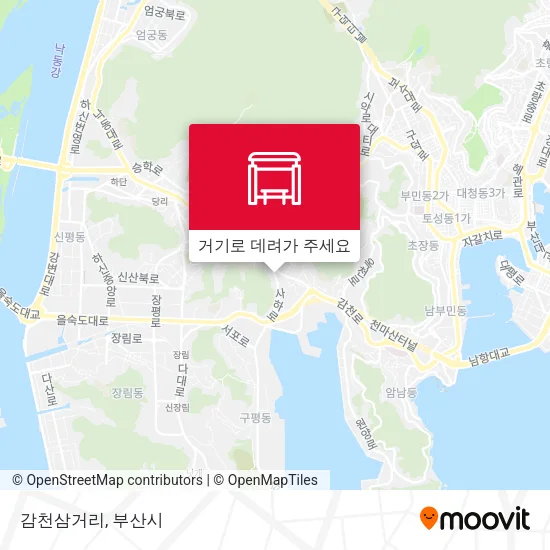 감천삼거리 지도