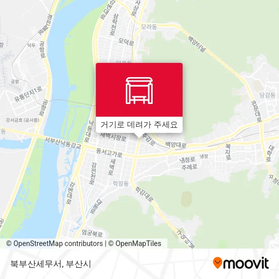 북부산세무서 지도