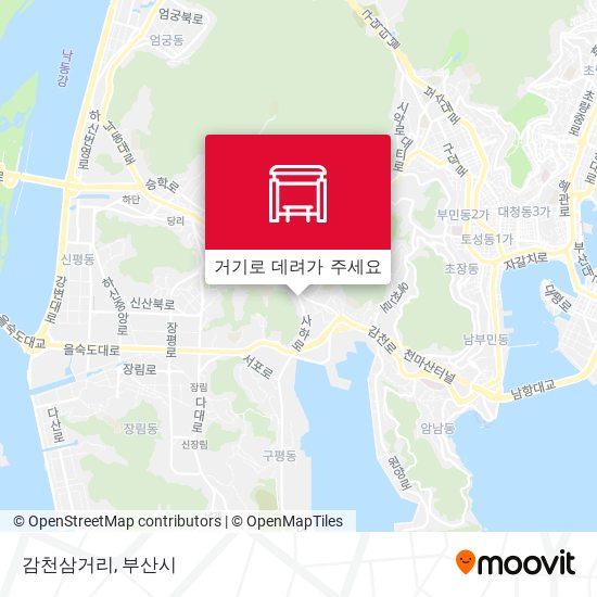 감천삼거리 지도