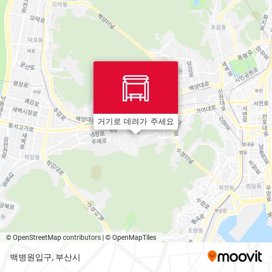 백병원입구 지도