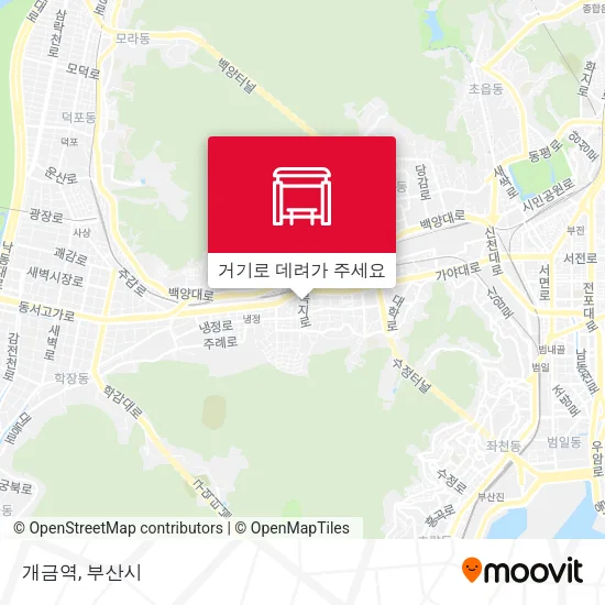 개금역 지도