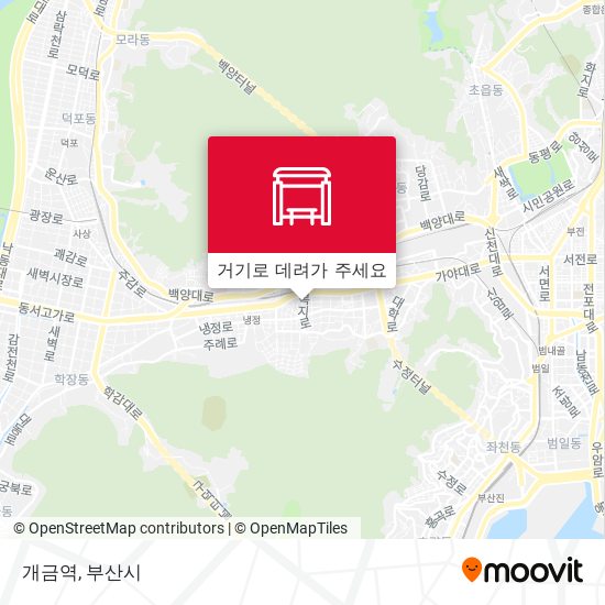 개금역 지도