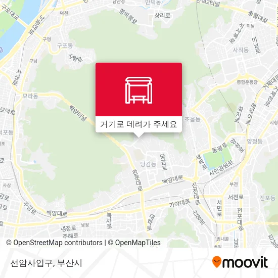 선암사입구 지도