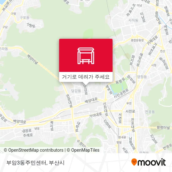 부암3동주민센터 지도