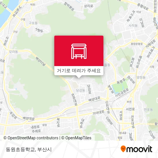동원초등학교 지도