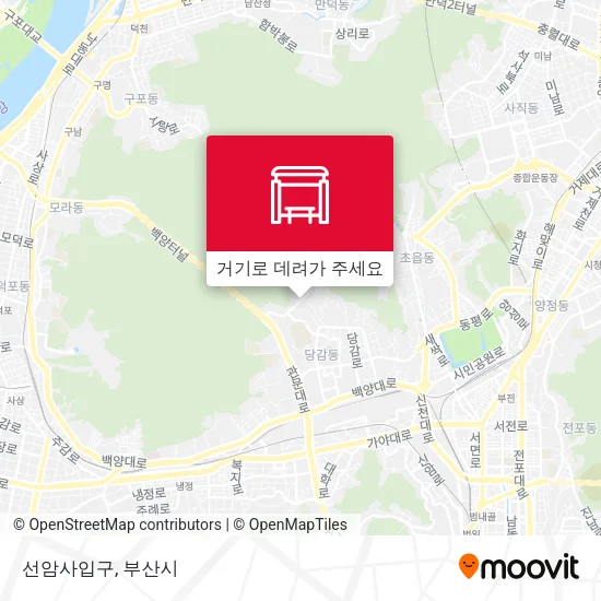 선암사입구 지도
