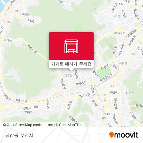당감동 지도