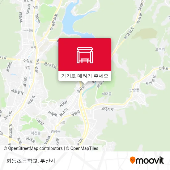 회동초등학교 지도