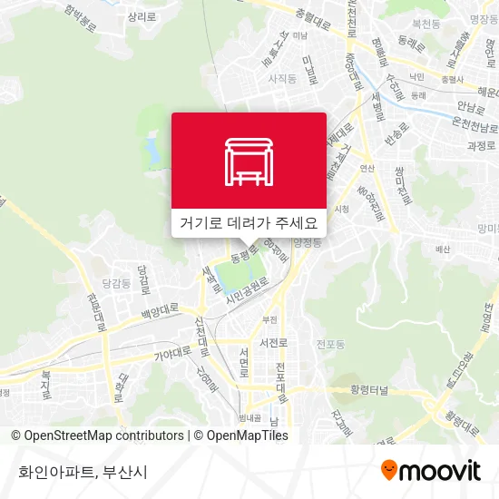 화인아파트 지도