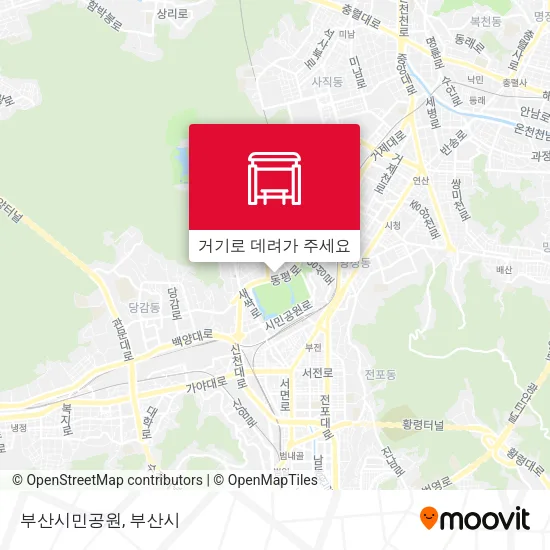 부산시민공원 지도