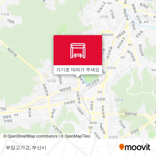 부암고가교 지도