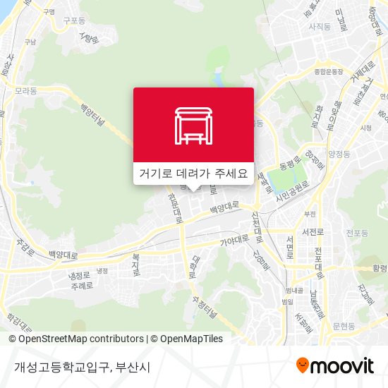 개성고등학교입구 지도