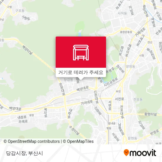 당감시장 지도