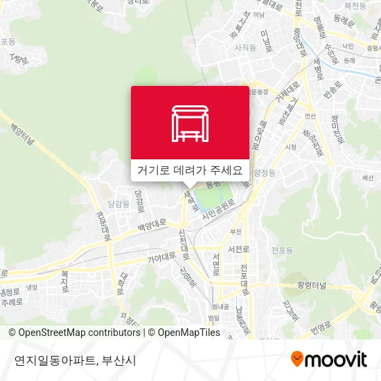 연지일동아파트 지도