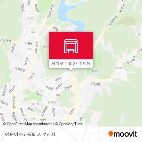 예원여자고등학교 지도