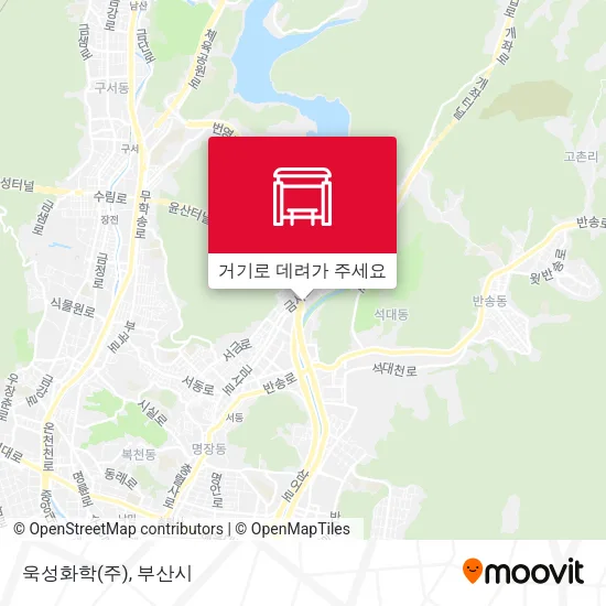 욱성화학(주) 지도