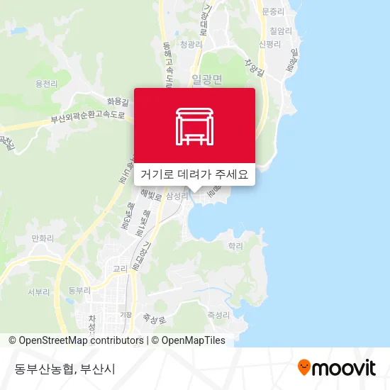 동부산농협 지도
