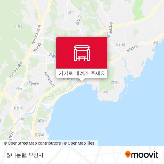 월내농협 지도