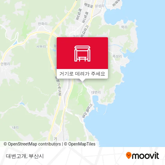 대변고개 지도