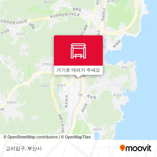 교리입구 지도