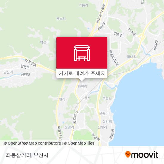 좌동삼거리 지도