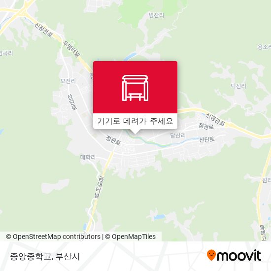 중앙중학교 지도