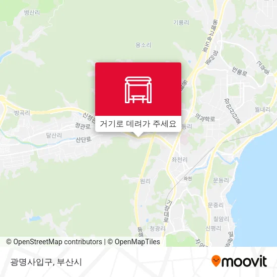 광명사입구 지도