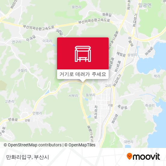 만화리입구 지도