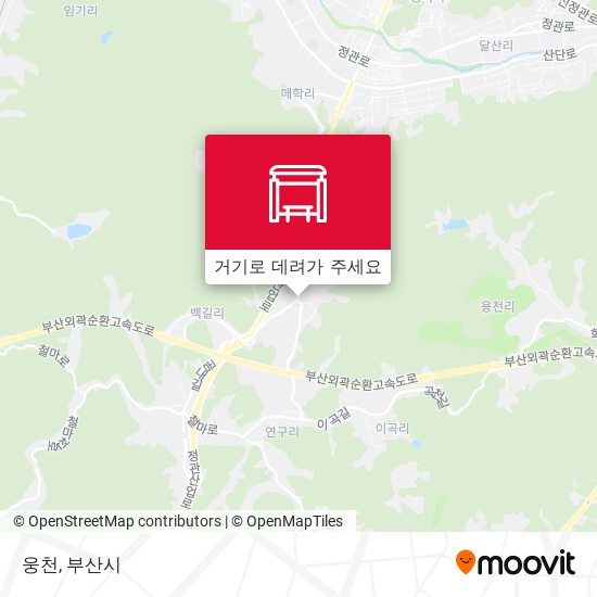 웅천 지도