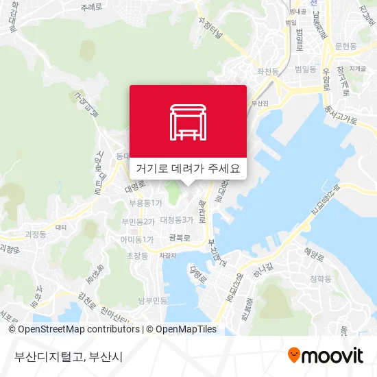 부산디지털고 지도