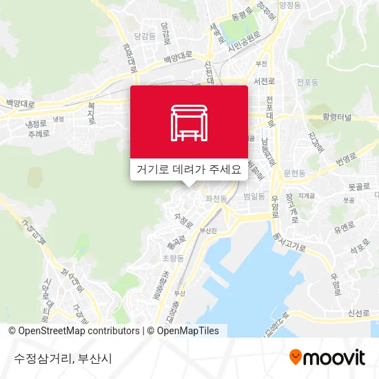 수정삼거리 지도