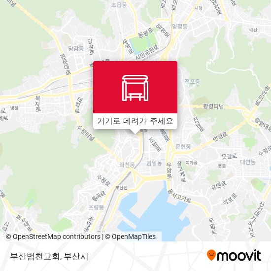 부산범천교회 지도