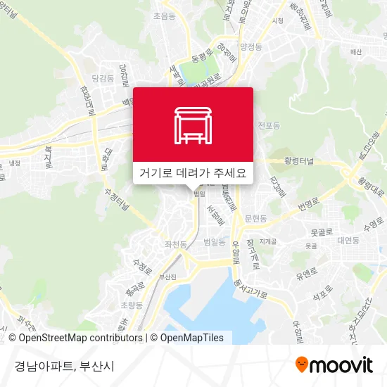 경남아파트 지도