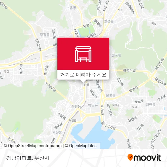 경남아파트 지도