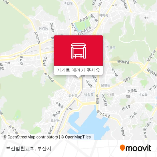 부산범천교회 지도