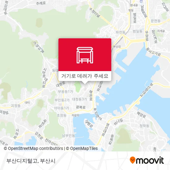 부산디지털고 지도