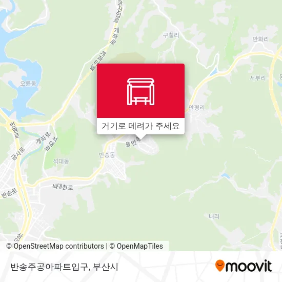 반송주공아파트입구 지도