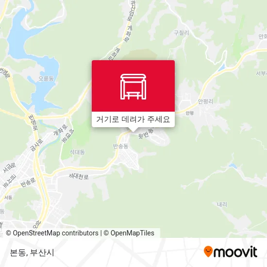 본동 지도