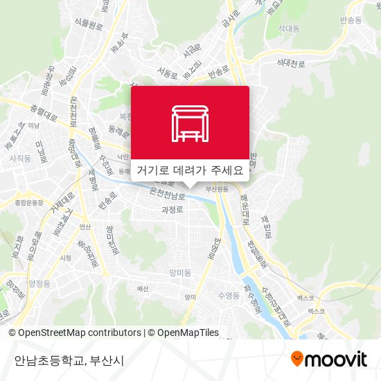 안남초등학교 지도