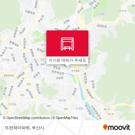뜨란채아파트 지도