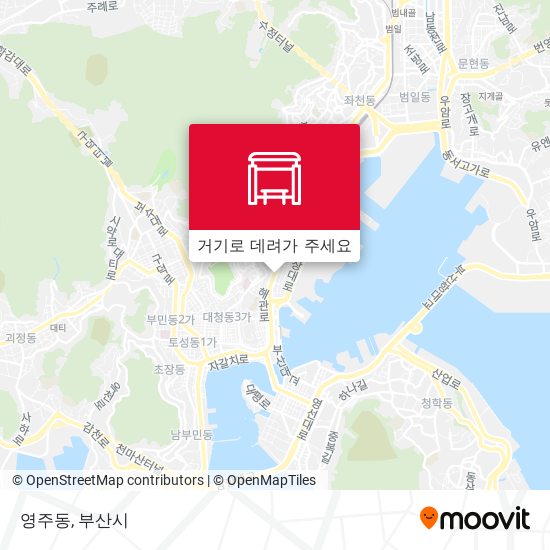 영주동 지도