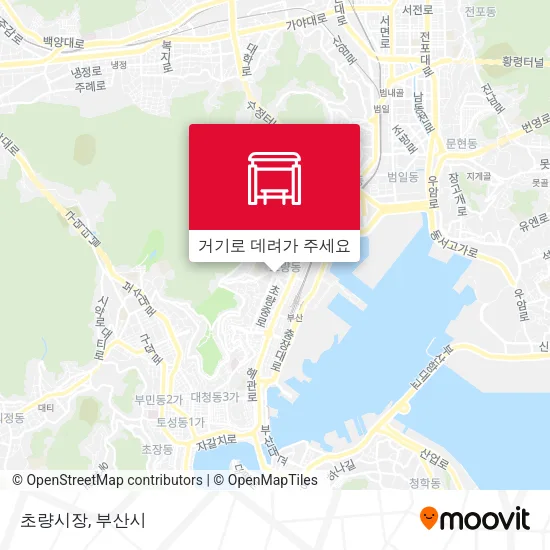 초량시장 지도