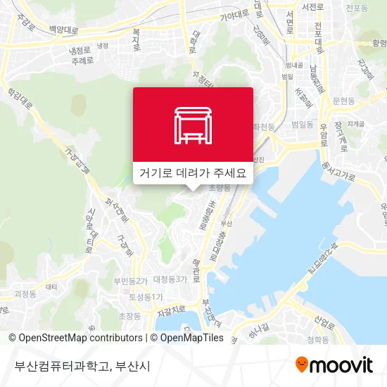 부산컴퓨터과학고 지도