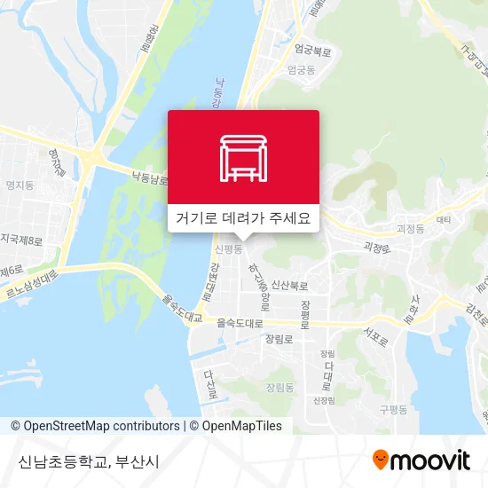 신남초등학교 지도