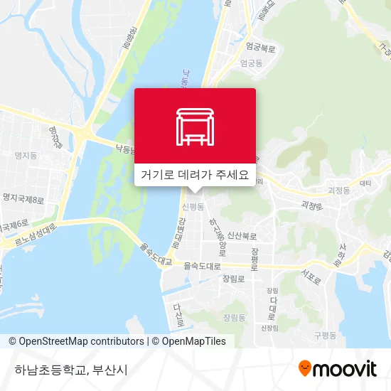 하남초등학교 지도