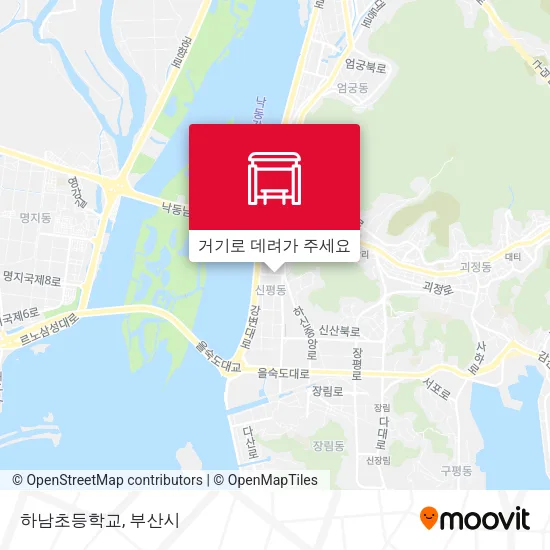 하남초등학교 지도
