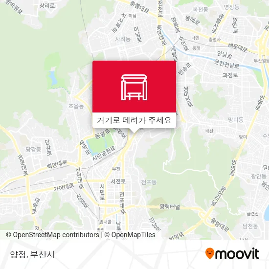 양정 지도