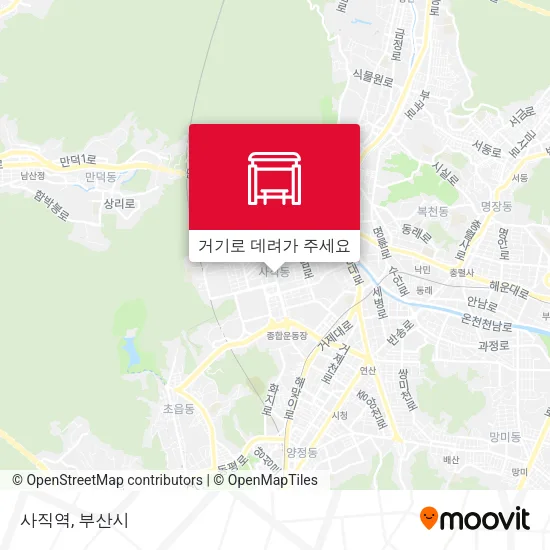 사직역 지도