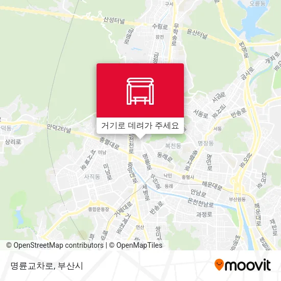 명륜교차로 지도